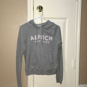 Abercrombie & Fitch Grey & Pink XS Hoodie